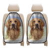 Golden Retriever Portrait Print Car Seat Organizers