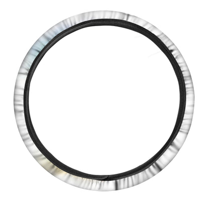 Golden Retriever Portrait Print Car Steering Wheel Cover