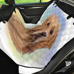 Golden Retriever Portrait Print Pet Car Back Seat Cover