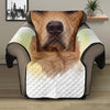 Golden Retriever Portrait Print Recliner Protector