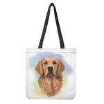 Golden Retriever Portrait Print Tote Bag