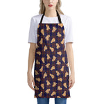 Golden Retriever Tartan Pattern Print Apron