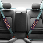 Golden Retriever Tartan Pattern Print Car Seat Belt Covers
