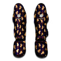 Golden Retriever Tartan Pattern Print Muay Thai Shin Guards