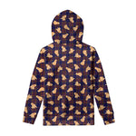Golden Retriever Tartan Pattern Print Pullover Hoodie