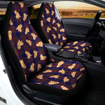 Golden Retriever Tartan Pattern Print Universal Fit Car Seat Covers