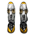 Golden Retriever With Glasses Print Muay Thai Shin Guards