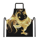 Golden Rooster Print Apron
