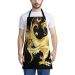 Golden Rooster Print Apron