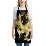 Golden Rooster Print Apron