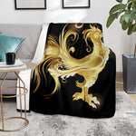 Golden Rooster Print Blanket