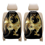 Golden Rooster Print Car Seat Organizers