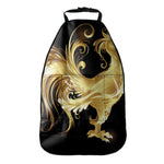 Golden Rooster Print Car Seat Organizers