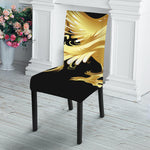 Golden Rooster Print Dining Chair Slipcover