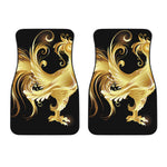 Golden Rooster Print Front Car Floor Mats