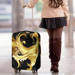 Golden Rooster Print Luggage Cover