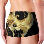Golden Rooster Print Men's Boxer Briefs