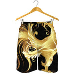 Golden Rooster Print Men's Shorts