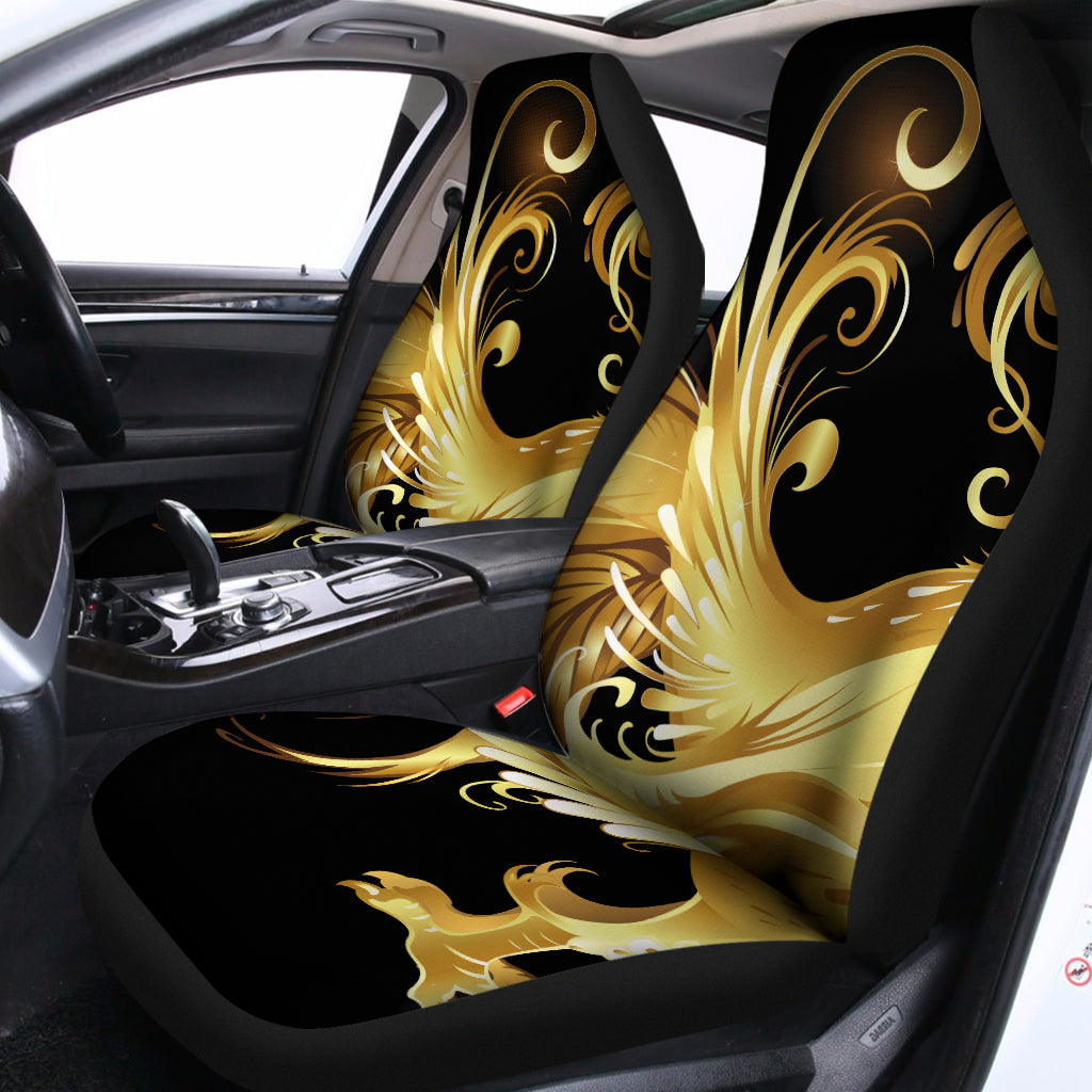 Golden Rooster Print Universal Fit Car Seat Covers