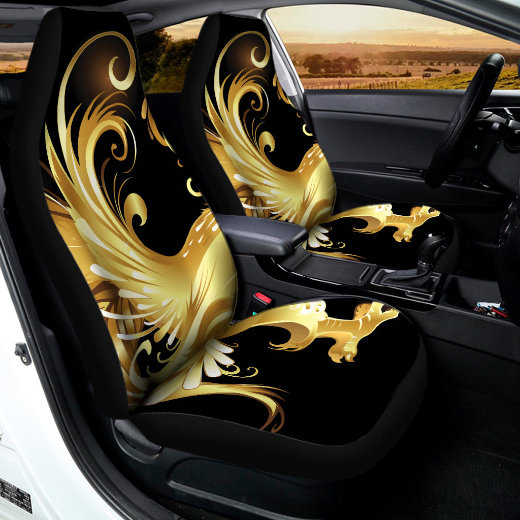 Golden Rooster Print Universal Fit Car Seat Covers