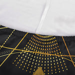 Golden Spiritual Bird Print Sofa Cover