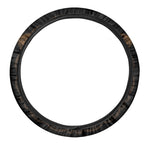 Golden Spiritual Dragonfly Print Car Steering Wheel Cover