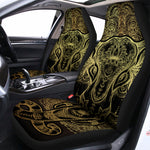 Golden Spiritual Elephant Print Universal Fit Car Seat Covers