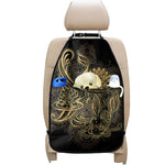 Golden Spiritual Koi Carp Print Car Seat Organizers