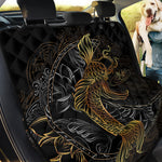 Golden Spiritual Koi Fish Print Pet Car Back Seat Cover