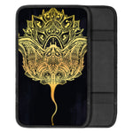 Golden Spiritual Stingray Print Car Center Console Cover