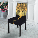 Golden Spiritual Stingray Print Dining Chair Slipcover