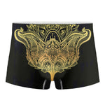 Golden Spiritual Stingray Print Men's Boxer Briefs