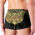 Golden Spiritual Stingray Print Men's Boxer Briefs