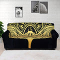 Golden Spiritual Stingray Print Sofa Cover