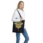 Golden Spiritual Stingray Print Tote Bag