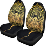 Golden Spiritual Stingray Print Universal Fit Car Seat Covers
