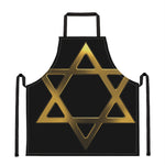 Golden Star of David Print Apron