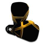 Golden Star of David Print Boxing Gloves