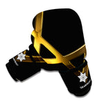 Golden Star of David Print Boxing Gloves