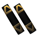 Golden Star of David Print Car Seat Belt Covers