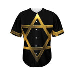 Golden Star of David Print Men's Baseball Jersey