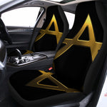 Golden Star of David Print Universal Fit Car Seat Covers