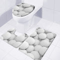 Golf Ball 3D Print 3 Piece Bath Mat Set