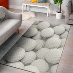 Golf Ball 3D Print Area Rug