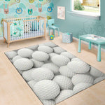 Golf Ball 3D Print Area Rug