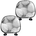Golf Ball 3D Print Car Headrest Covers