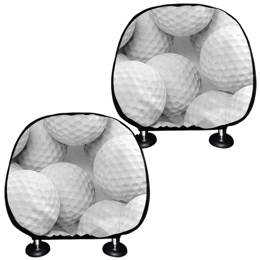 Golf Ball 3D Print Car Headrest Covers