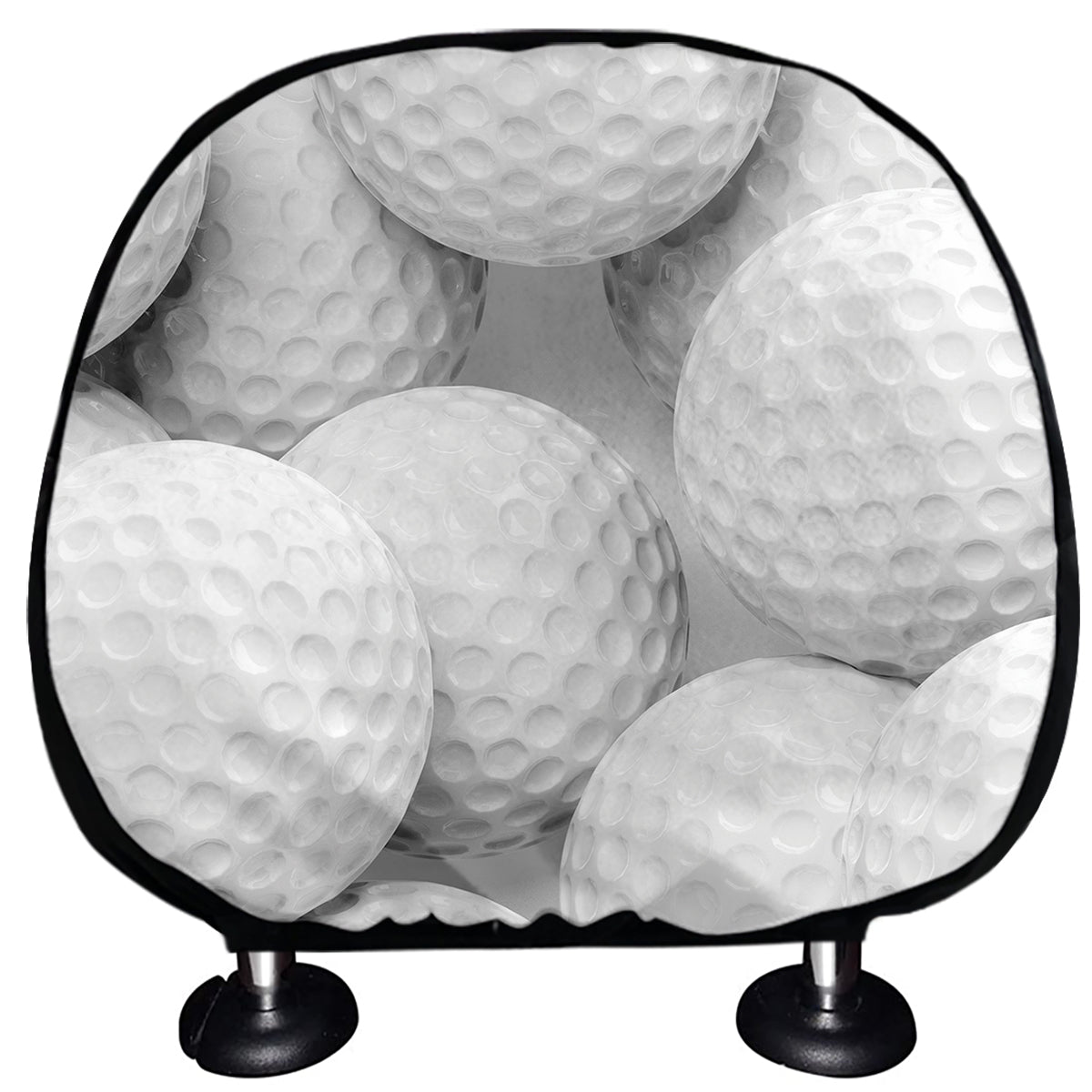 Golf Ball 3D Print Car Headrest Covers
