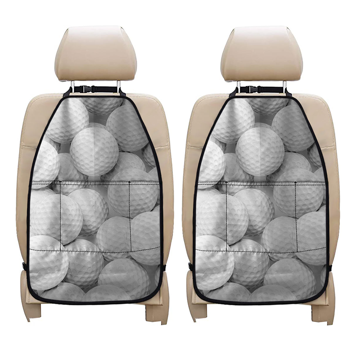 Golf Ball 3D Print Car Seat Organizers