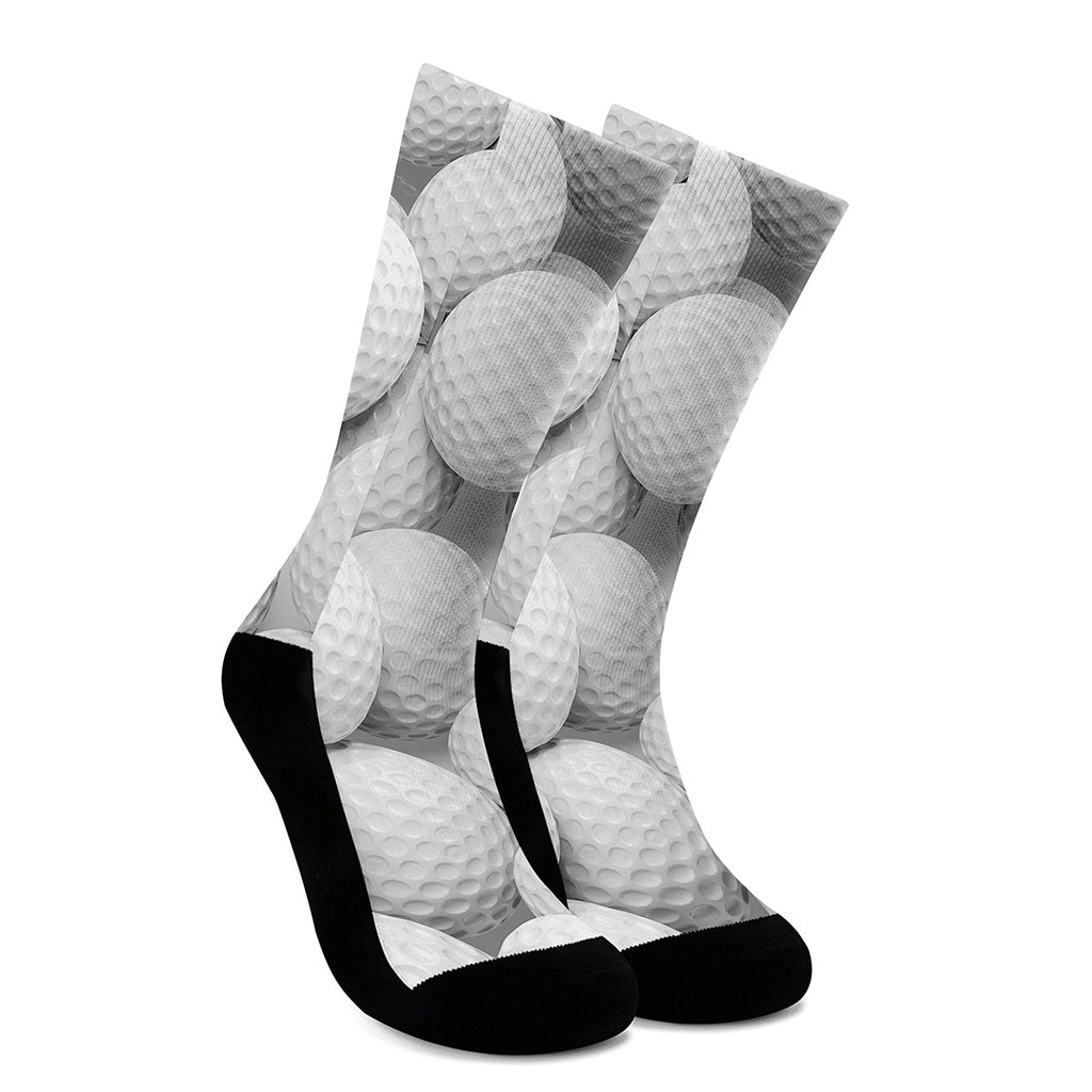 Golf Ball 3D Print Crew Socks